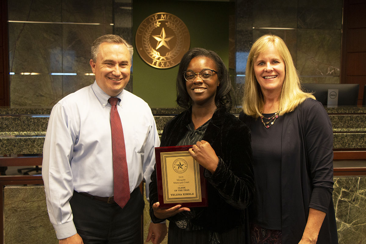 Mesquite announces Court Clerk and Deputy Marshal of the Year Recipients